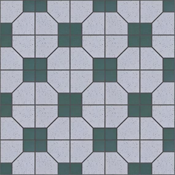 Gạch bông, lát nền, ốp tường Hoa văn / Họa tiết xám 30x30 Porcelain nhám - MF3131
