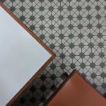 Gạch bông, lát nền, ốp tường Hoa văn / Họa tiết xám 30x30 Porcelain nhám - MF3131