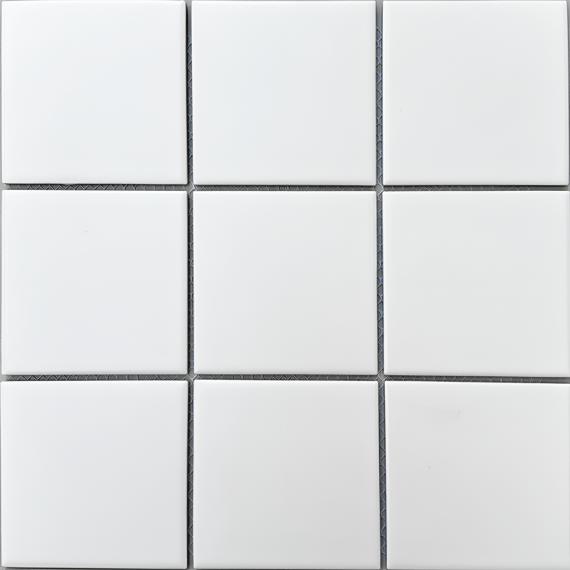 Gạch trang trí, ốp tường, lát nền Mosaic trắng 30x30 Porcelain mờ - MHG901