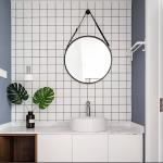 Gạch trang trí, ốp tường, lát nền Mosaic trắng 30x30 Porcelain mờ - MHG901