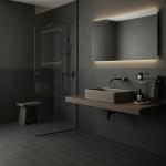 Gạch lát nền, ốp tường Đơn sắc đen x Granite bóng Halo Group - NB8201