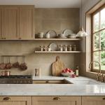 Gạch lát nền, ốp tường Vân 3D nâu 60x30 Ceramic mờ - NSR114B