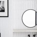 Gạch trang trí, ốp tường Mosaic trắng, xanh ngọc 28x6.8 Ceramic bóng HTC - 6800H