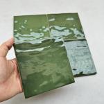 Gạch trang trí, ốp tường Mosaic xanh lá 12x12 Porcelain bóng - LV12012