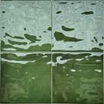Gạch trang trí, ốp tường Mosaic xanh lá 12x12 Porcelain bóng - LV12012
