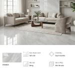 Gạch lát nền, ốp tường Vân đá xám 120x60 Granite bóng Thắng Cường - GVN6123