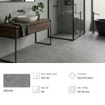 Gạch lát nền, ốp tường Vân đá xám 120x60 Porcelain mờ Vietceramics - 612SLLIN4