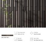 Gạch trang trí, ốp tường Vân 3D, Kẻ xước nâu 23.5x2.7 Porcelain mờ, nhám Inax - INAX-30B/TKB-3