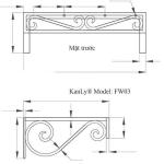 Bàn để lavabo mặt đá tự nhiên Kanly FW03