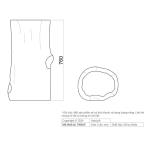 Đôn gỗ để lavabo Kanly TW02V