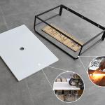 Kệ treo lavabo mặt đá nhân tạo Kanly FW06 / FW06Marble