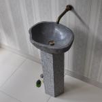 Trụ để lavabo bằng đá Kanly TD17V