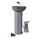 Trụ để lavabo bằng đá Kanly TD17V