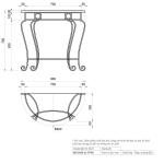 Kệ để lavabo (kệ bán nguyệt) Kanly FP06